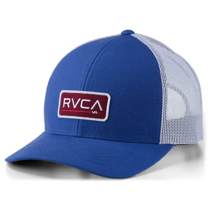 Casquette filet RVCA Ticket Trucker II bleu/rouge