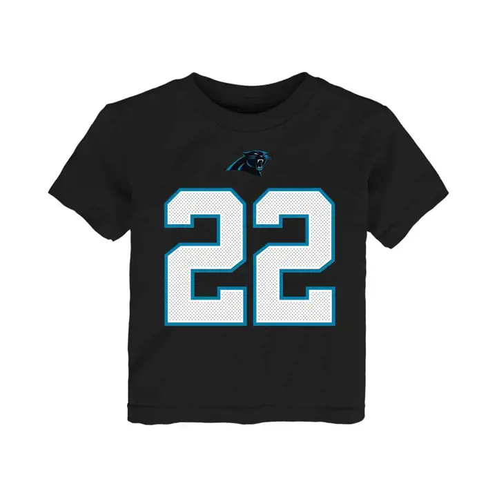 PANTHERS NFL Tee de joueur Christian McCaffrey pour tout-petit