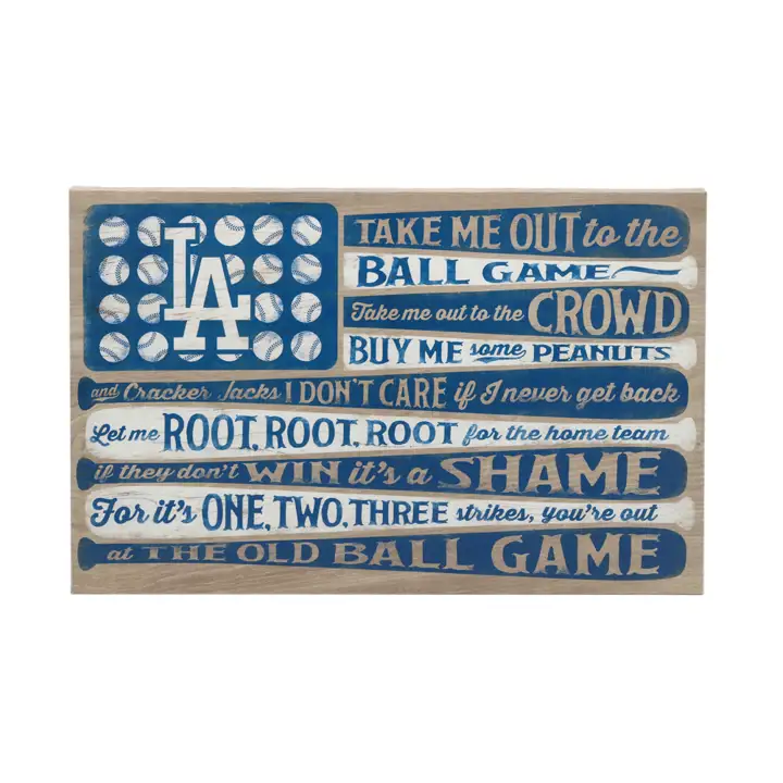 "Toile \"Match de baseball\" des Dodgers de Los Angeles"