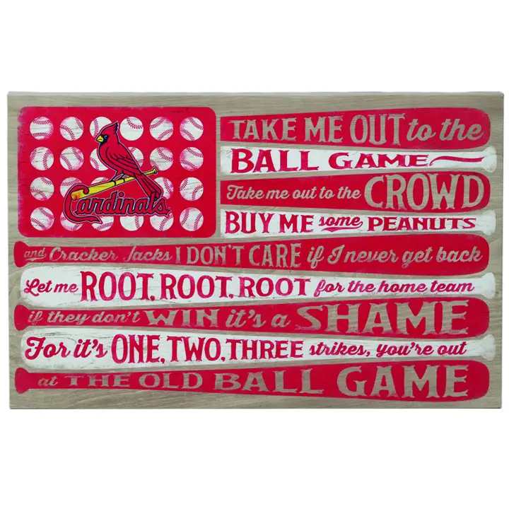 "Toile « Match de baseball » des Cardinals de St. Louis"