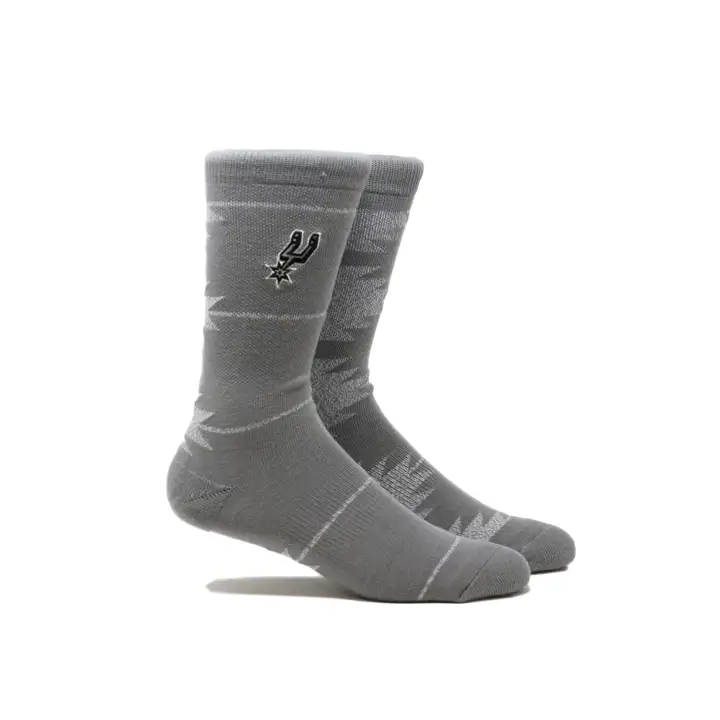 Chaussettes géométriques San Antonio Spurs NBA PKWY noires