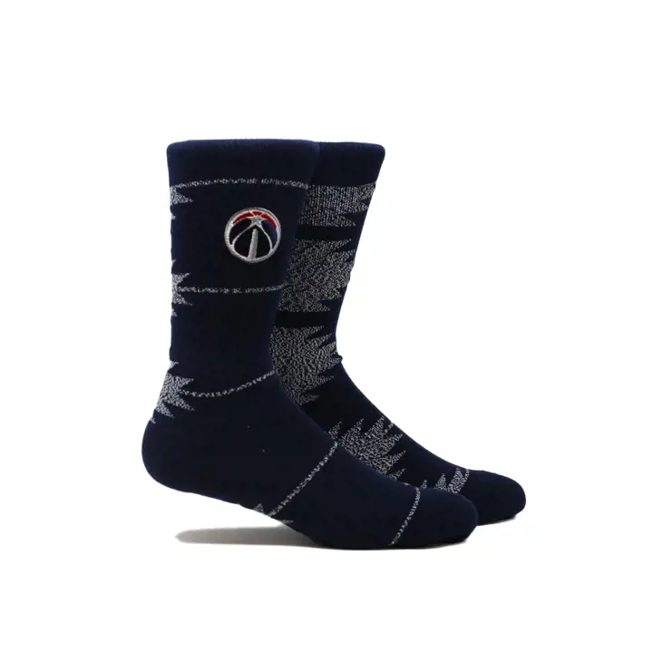 Washington Wizards NBA PKWY Chaussettes géométriques rouges