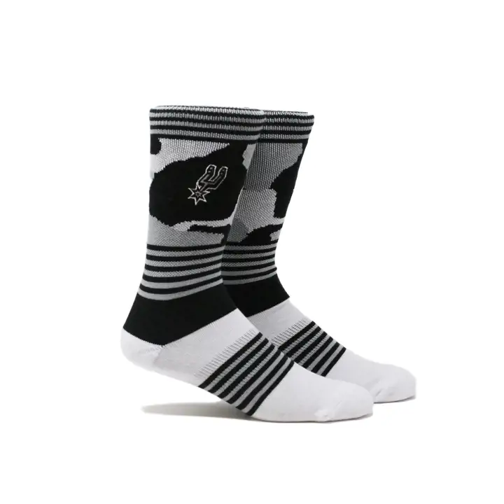 San Antonio Spurs NBA PKWY Camo Crew noir/blanc/gris