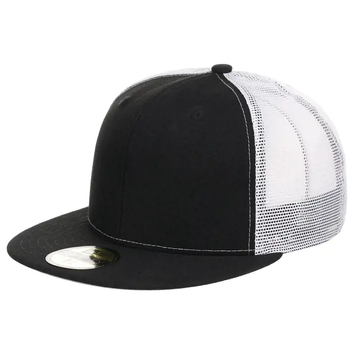 Casquette personnalisée 59FIFTY Trucker vierge New Era NOIR/BLANC