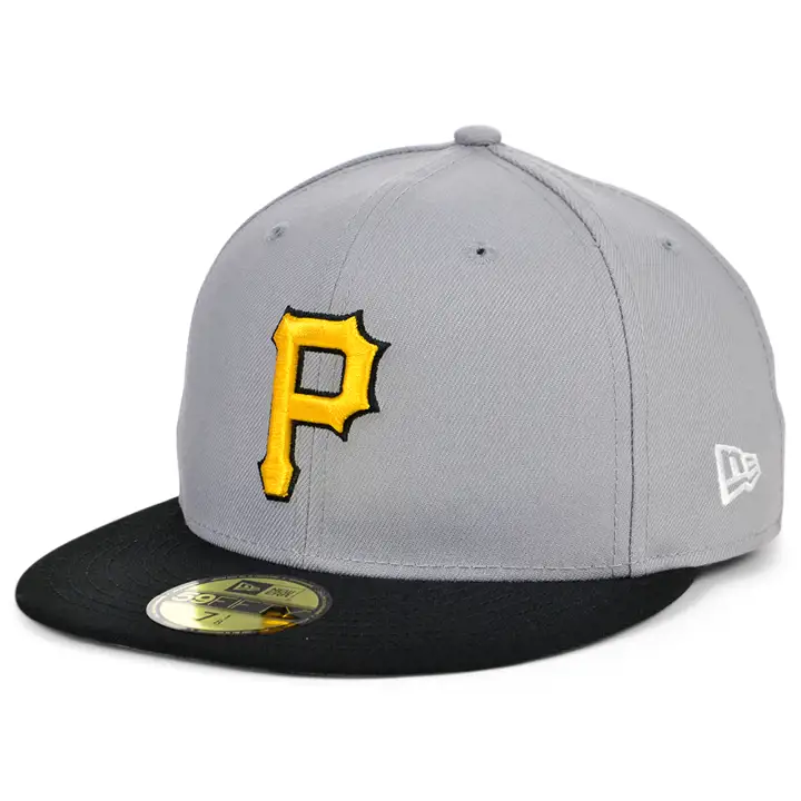 CASQUETTE 59FIFTY MLB PITTSBURGH PIRATES PLAQUE GRISE/NOIRE