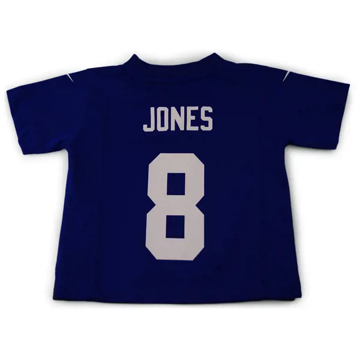 Maillot de match NFL enfant en bas âge NY Giants Daniel Jones rbl