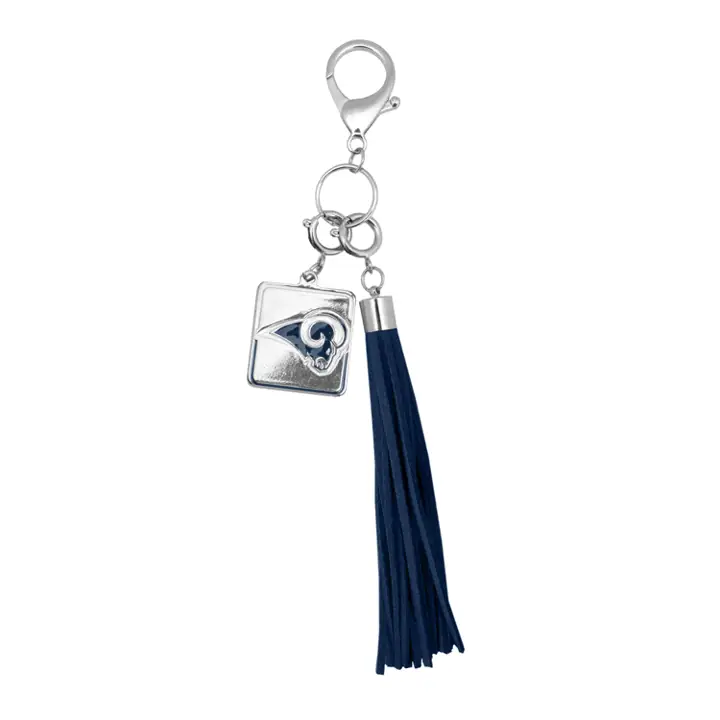 Breloque de sac à main à pompons Los Angeles Rams
