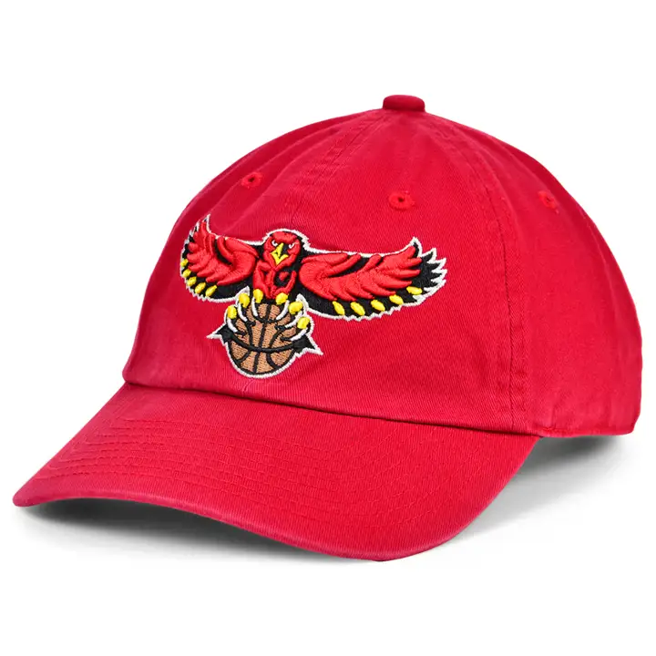Atlanta Hawks M&N HWC Basic Dad Hat Adj RED