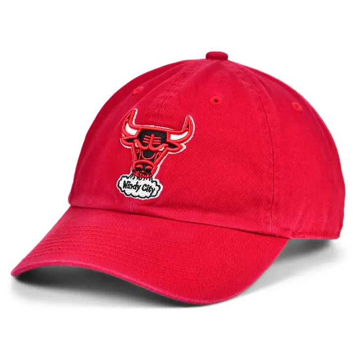 Casquette réglable Chicago Bulls M&N HWC Basic Dad Hat ROUGE