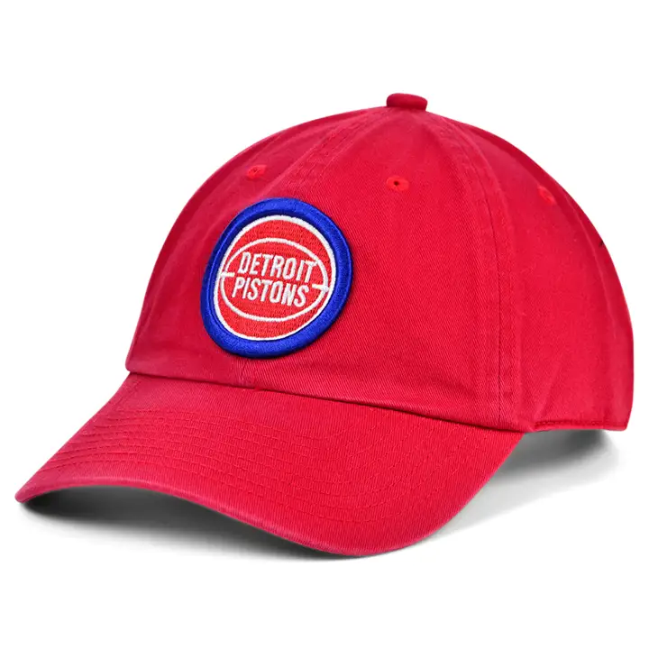 Casquette réglable «Basic Dad Hat» HWC M&N des Pistons de Detroit ROUGE