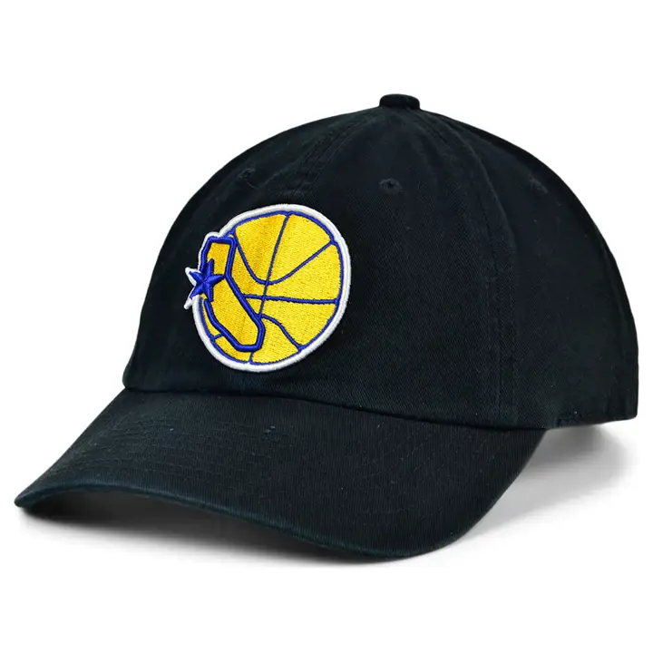 Casquette Golden State Warriors M&N HWC Basic Dad Hat Réglable Noire