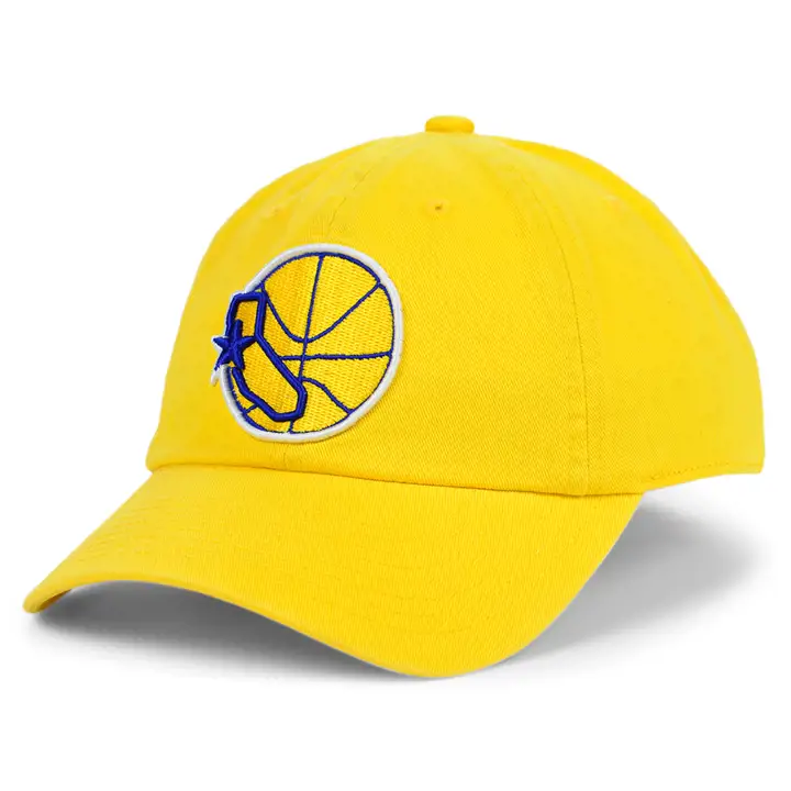 Casquette Ajustable "Dad Hat" Basique Jaune Golden State Warriors M&N HWC