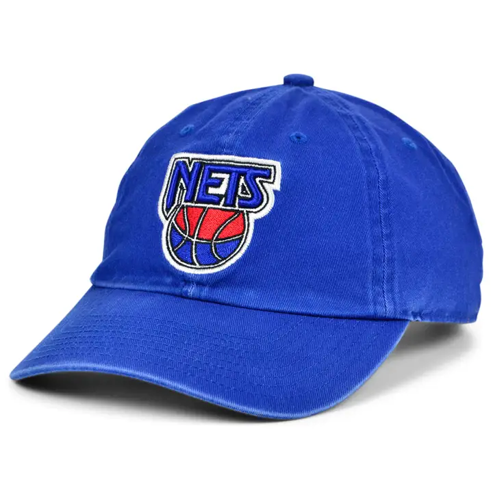 Casquette Papa Basique New Jersey Nets M&N HWC Ajustable BLEU