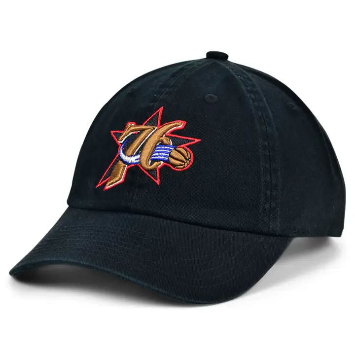 Casquette réglable Philadelphia 76ers M&N HWC Basic Dad Hat noire