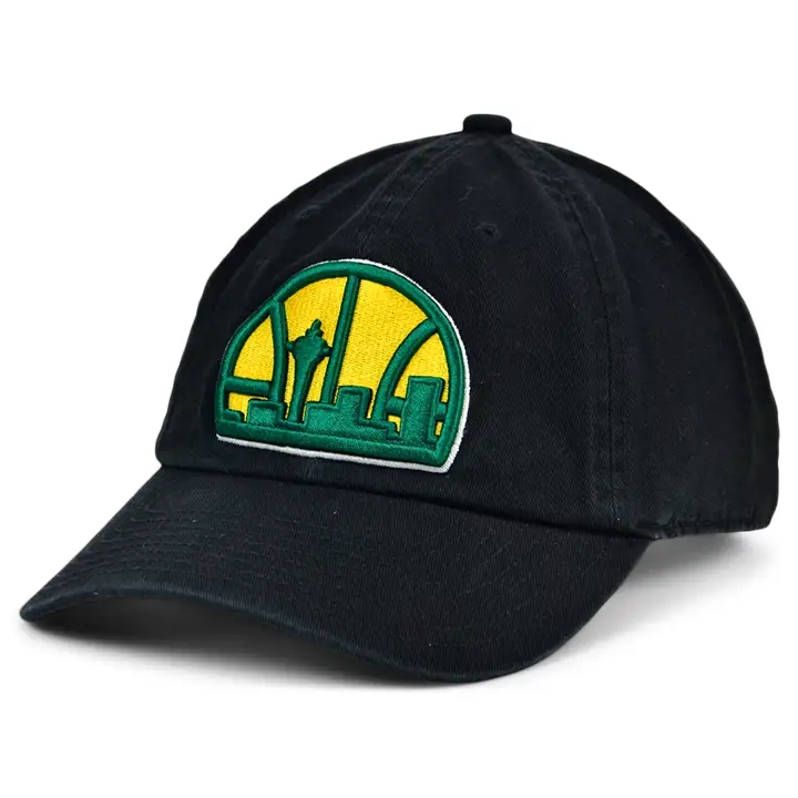 Casquette Seattle Supersonics M&N HWC Basic Dad Hat Adj BLK