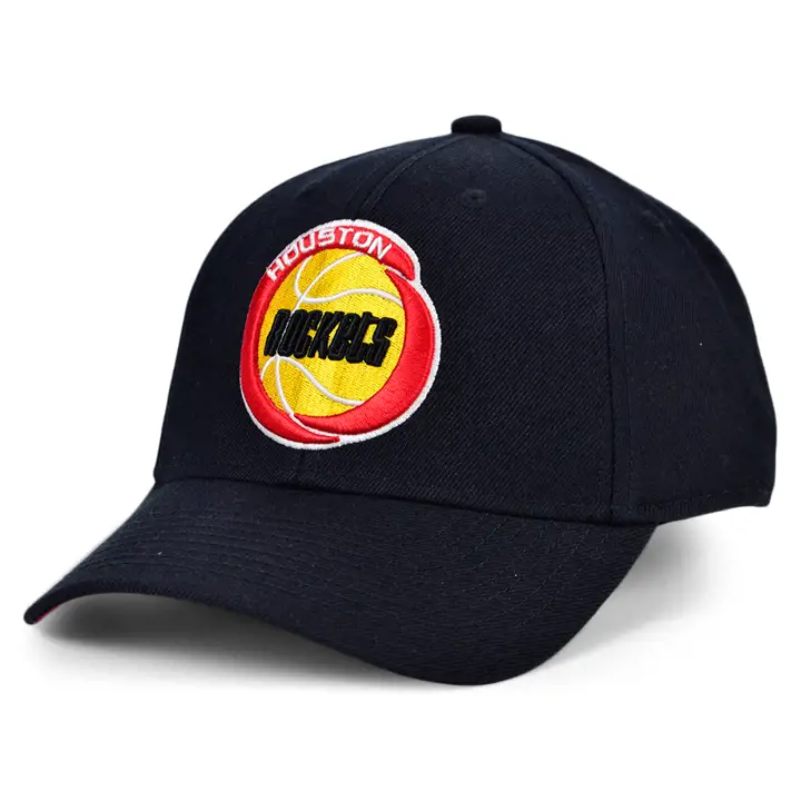 Houston Rockets M&N HWC Structured Basique Ajustable NOIR