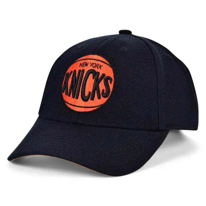 New York Knicks M&N HWC Basic Structured Adj BLK