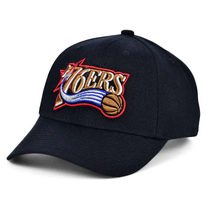 Philadelphia 76ers M&N HWC Basic Structured Adj Noir