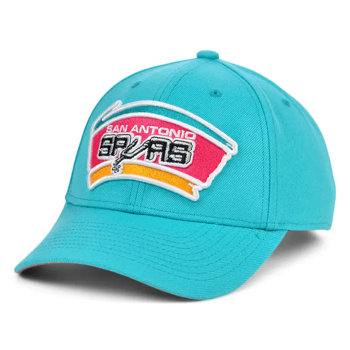 San Antonio Spurs M&N HWC Basic Structured réglable TEAL