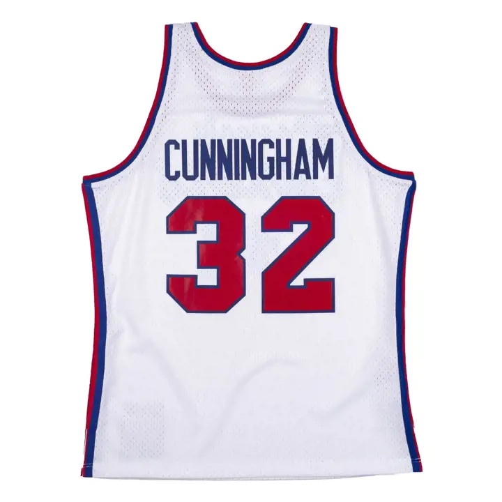 Maillot NBA M&N Swingman SIXERS Billy Cunningham blanc