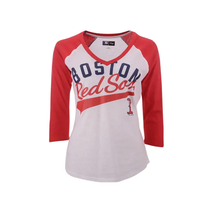 T-shirt Raglan Femme Boston Red Sox MLB It's A Game 20 gr