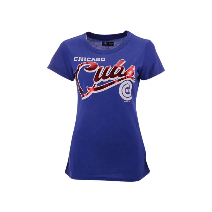 T-shirt de baseball MLB Chicago Cubs pour femme 20 rbl