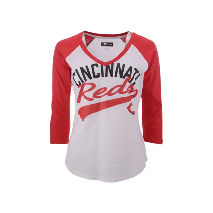 T-shirt de baseball Raglan Cincinnati Reds MLB pour femme It's A Game 20  g