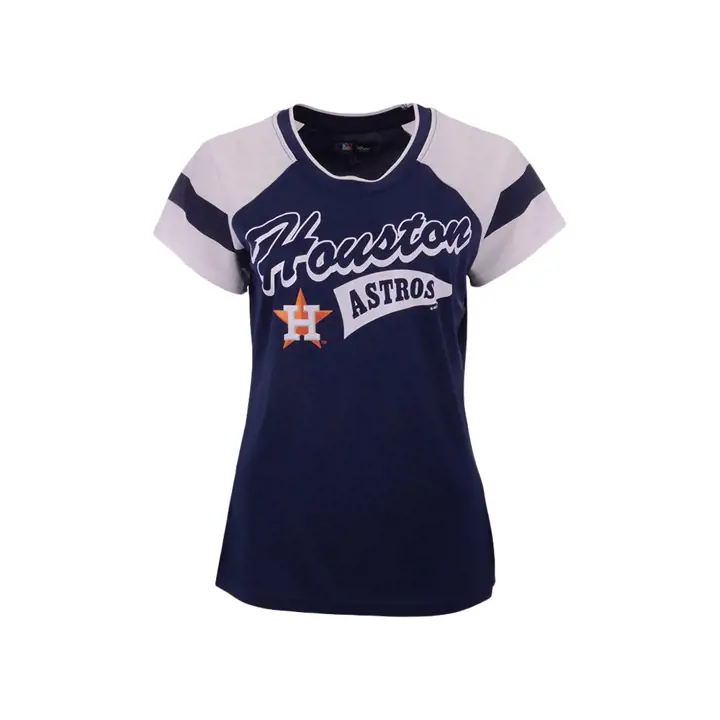T-shirt Femme Houston Astros MLB "Biggest Fan" bleu marine 20