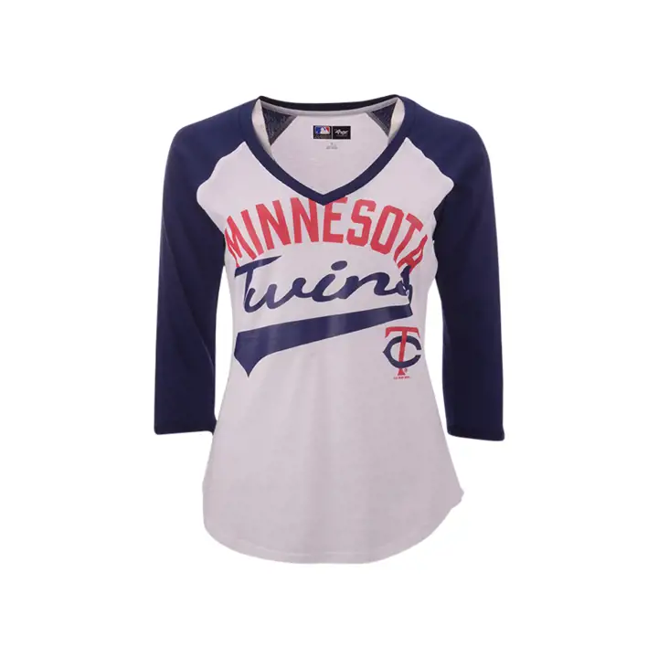 T-shirt Raglan Minnesota Twins MLB pour femme - It's A Game 20 g