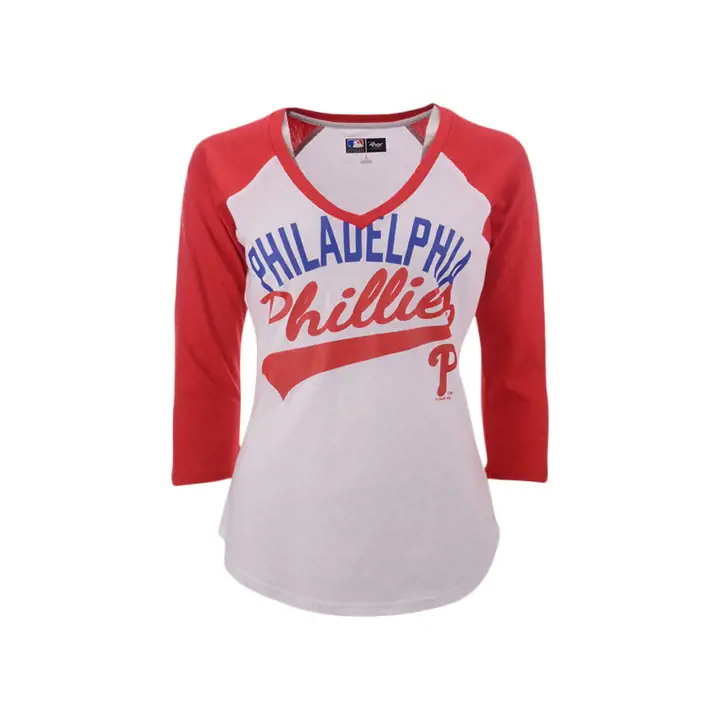 T-shirt raglan « It's A Game » pour femme des Phillies de Philadelphie (MLB)