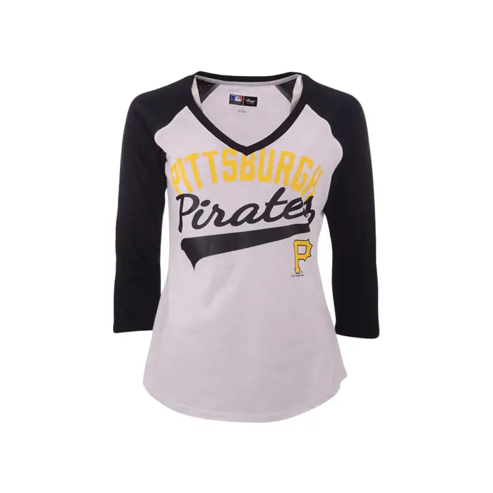 T-shirt raglan Pittsburgh Pirates MLB pour femme – It's A Game 20