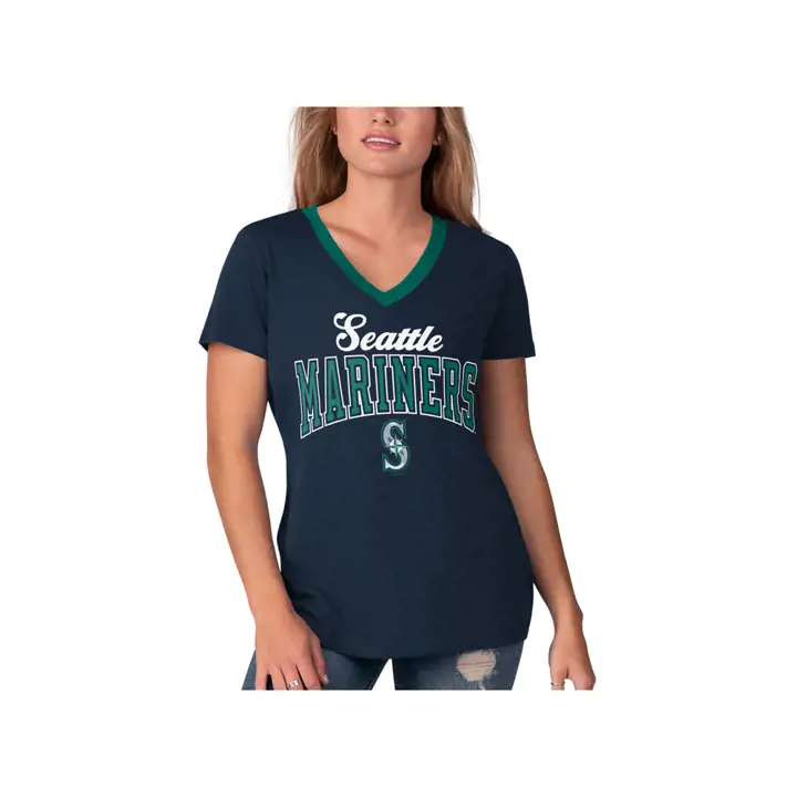 T-shirt Femme MLB Fair Ball Seattle Mariners 20 marine