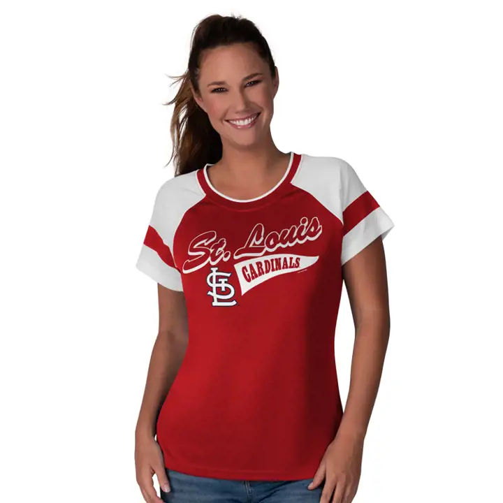 T-Shirt MLB Femme "Biggest Fan" St. Louis Cardinals 20 marine