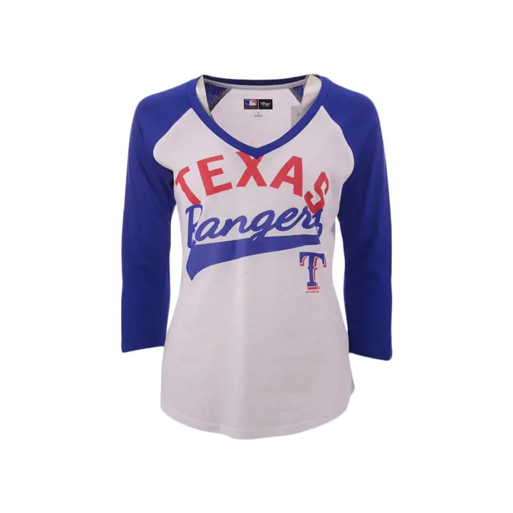 T-shirt raglan « It's A Game » Texas Rangers MLB pour femme 20 gry