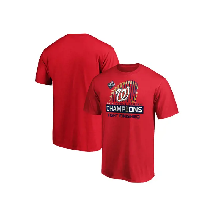 T-shirt rouge TC 19 Nationals MLB WS Champ LR