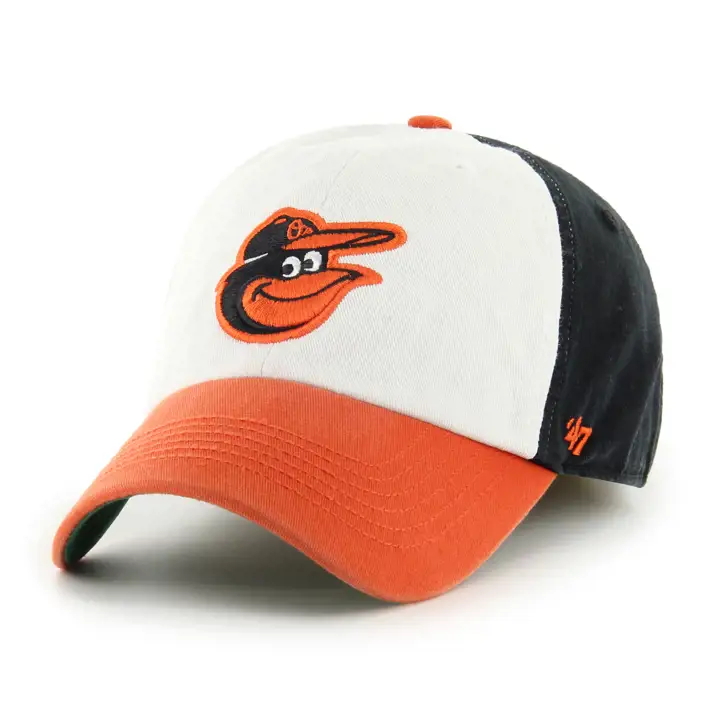 Casquette classique Orioles MLB OFR '47 Franchise BIRD NOIR/BLANC/ORANGE