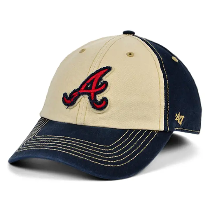 ATLANTA BRAVES MLB Maestro '47 Casquette Ajustée MARINE