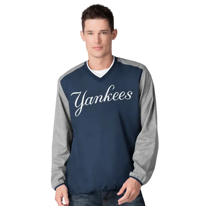 New York Yankees MLB Money Ball col en V marine/gris