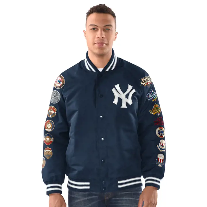 Veste Comm New York Yankees MLB Game Ball 20 marine