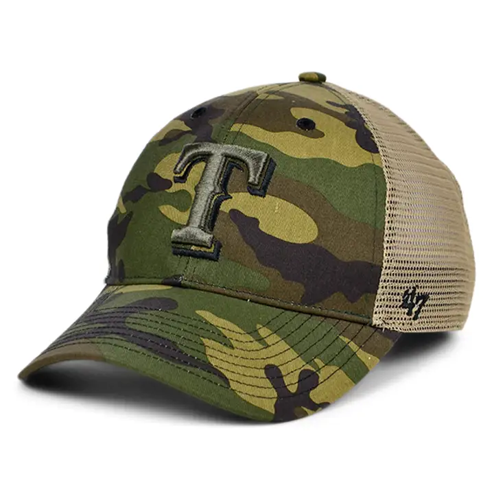 TEXAS RANGERS MLB Casquette Branson camouflage '47 MVP