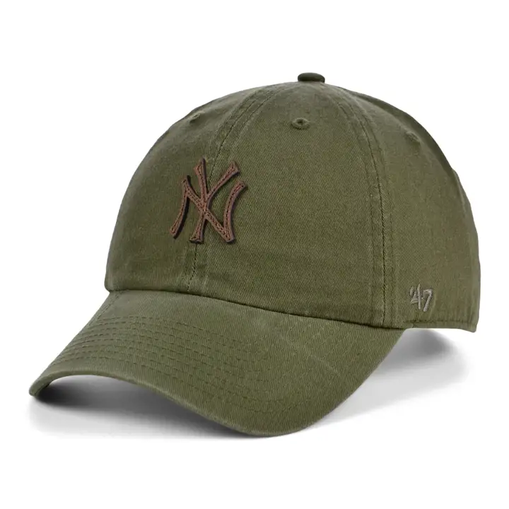 Casquette '47 MLB New York Yankees en double cuir Clean Up