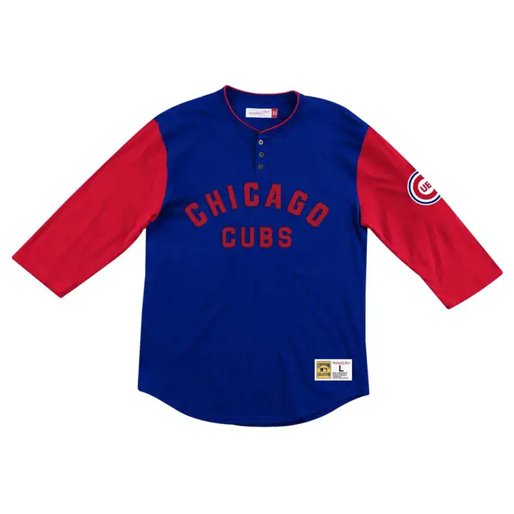 Chicago Cubs MLB M&N Henley joueur RBL/RED