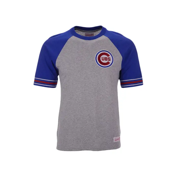 T-shirt Capitaine MLB CHICAGO CUBS GRIS/BLEU ROI