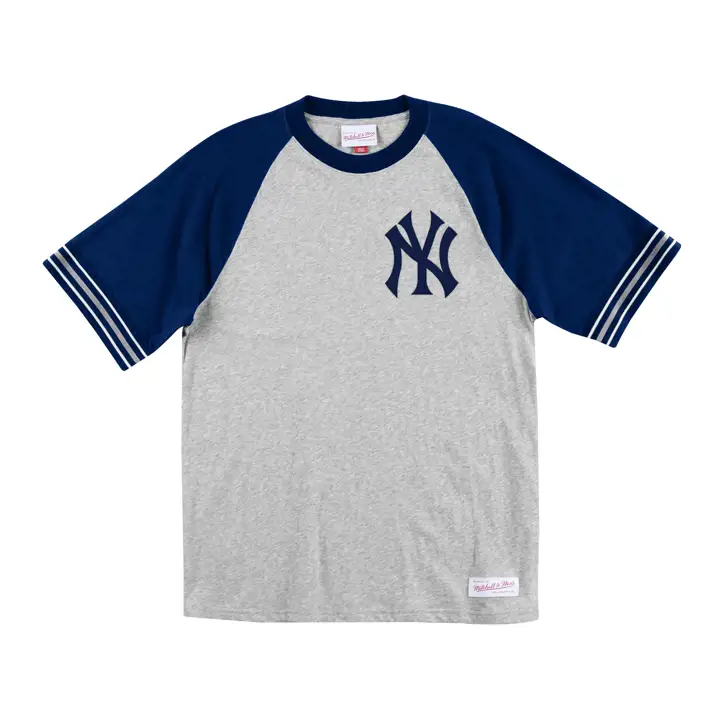 T-shirt de Capitaine MLB NEW YORK YANKEES GRIS/MARINE