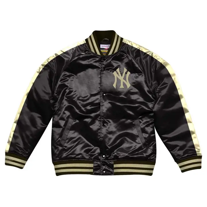 NEW YORK YANKEES MLB Veste en Satin Color Block Noir