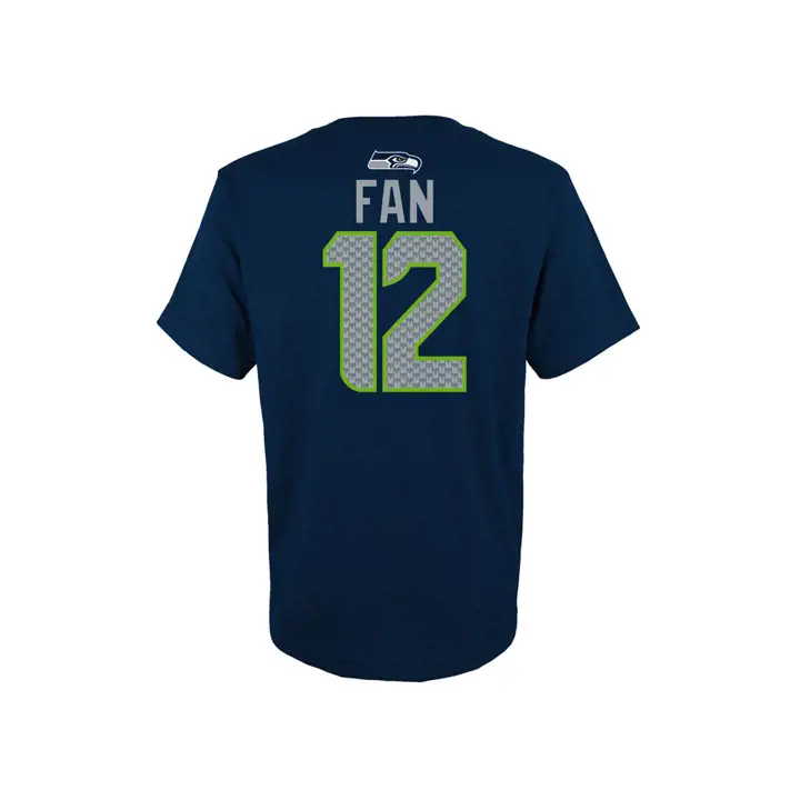 SEAHAWKS NFL T-shirt junior bleu marine Pride N&N Logo Fan #12