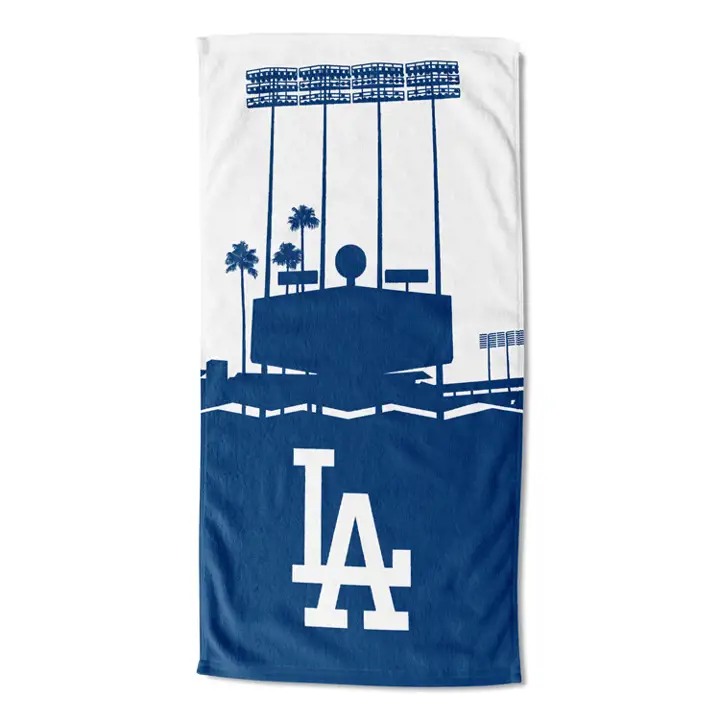 "Serviette de Plage Los Angeles Dodgers 30x60 \"Lumière Bleue\" ast"