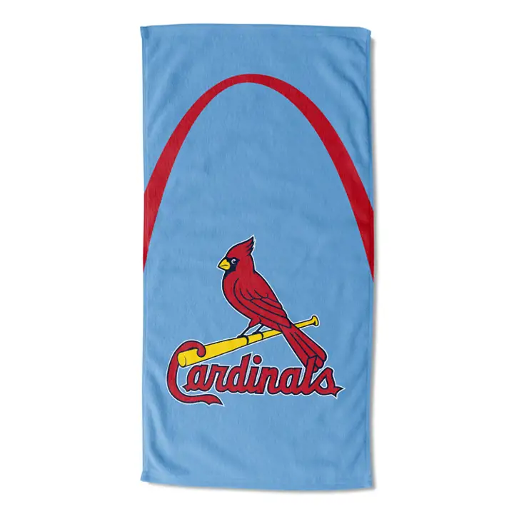 "Serviette de plage St. Louis Cardinals 30x60 \"Powder Arch\" ast"