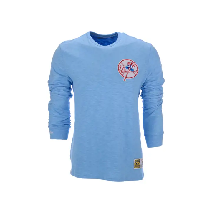 Yankees MLB M&N Slub Haut M L/S Chapeau Haut-de-forme lbl