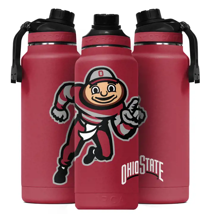 Gourde Ohio State Buckeyes Hydra 34oz Mascotte noire